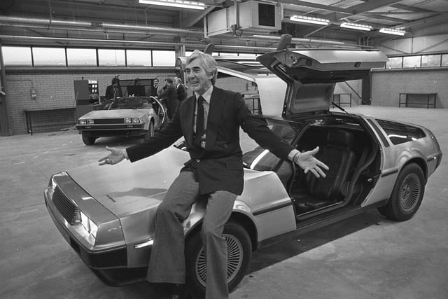 America here I come – that was the message from an exuberant Mr John De Lorean, “car maker extraordinary”, as the first of the sleek new sports cars rolled off the Dunmurry factory assembly line. The News Letter commented: “The success of the drive for sales is crucial factor in the province’s battle for a sound industrial future.” Picture: News Letter archives