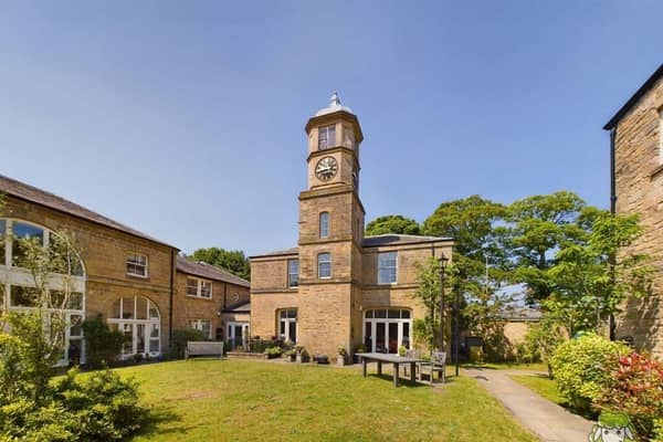 Welcome to The Clock Tower, a unique Listed building within the grounds of Berry Hill Hall, Mansfield -- but now a spectacular, modern, two-bedroom home on the market for £470,000 with estate agents EweMove (East Midlands).