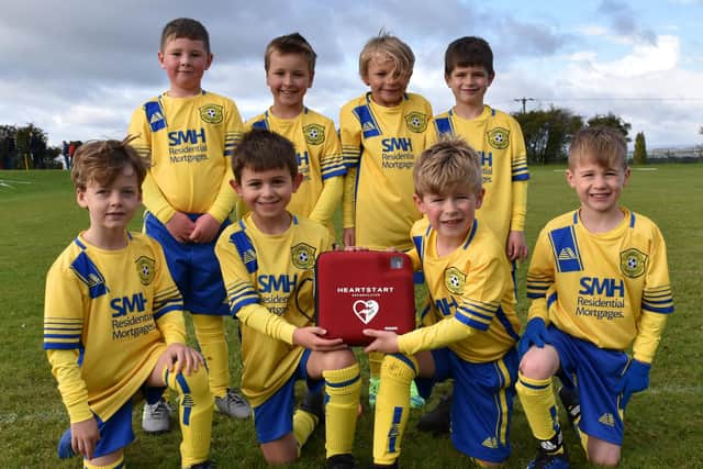 Defibrillators have been donated to Somersall Rangers Football Club in Chesterfield.