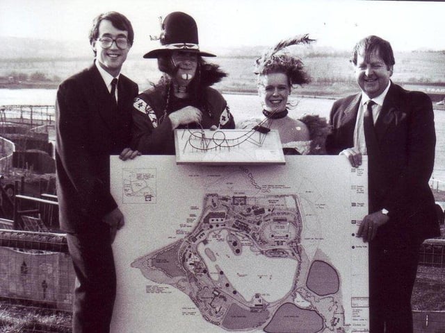 The theme park was located in a country park with a large lake in the middle. There were different themed areas with various white-knuckle rides introduced over the years. Which was your favourite?