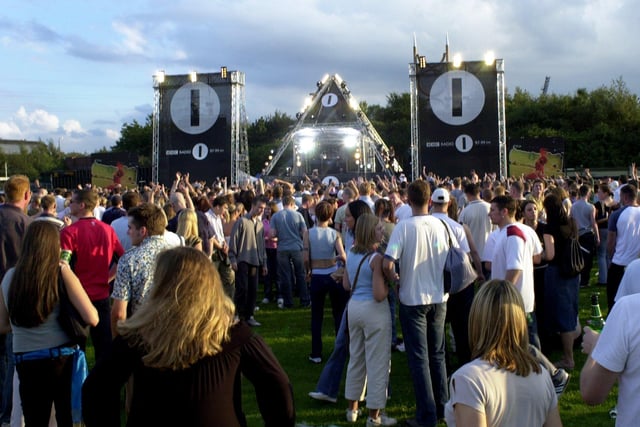 The Radio One Dance event at the Don Valley Bowl in 2002