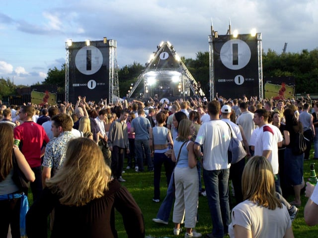 The Radio One Dance event at the Don Valley Bowl in 2002