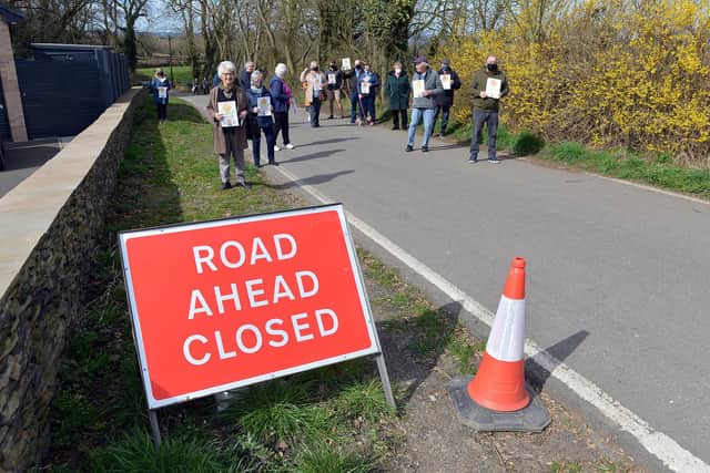Residents on Chesterfield's Crow Lane object to road closure which they say is 'undemocratic'.