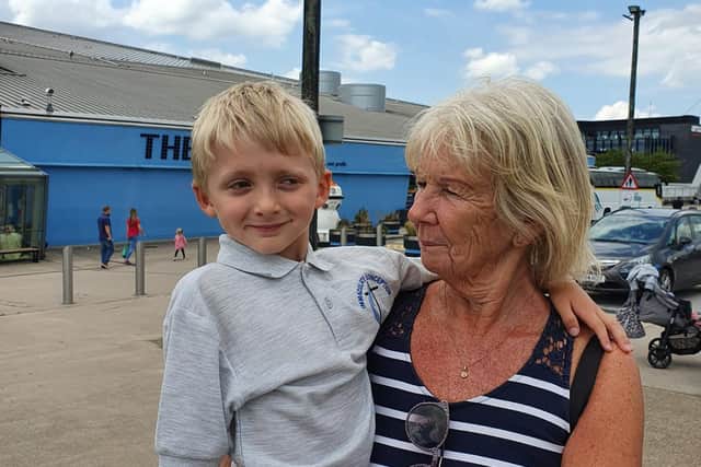 Ethan was chaperoned by Amy's grandma and auntie, who said staff made them feel included in the trip