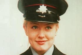 Former Derbyshire firefighter Fleur Lombard, who died 26 years ago.