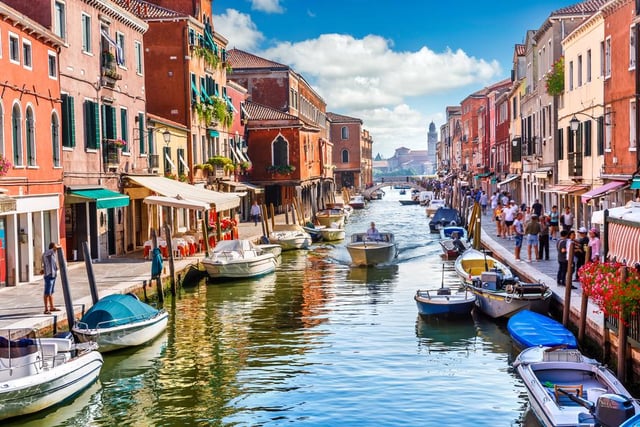 Venice is forecast temperatures of 31C on Friday, but Peterborough will see highs of 33C (Photo: Shutterstock)