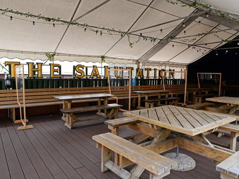The Salutation, on South Parade. says it plans to open its beer garden on April 12