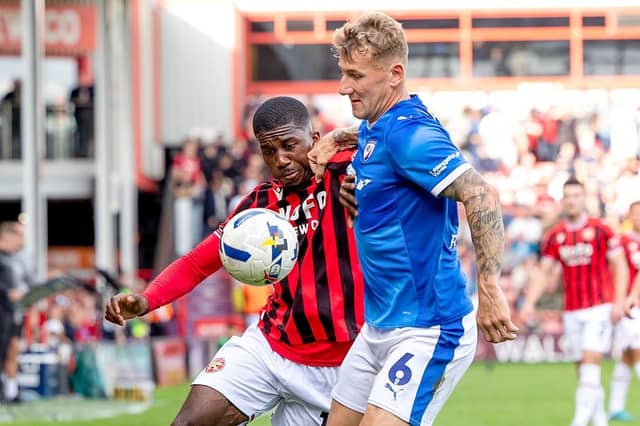 Kyle McFadzean has been rated as Chesterfield's best player this season.