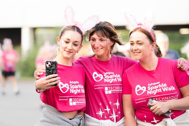 Over 3000 people took part in this year's Sparkle Night Walk for Ashgate Hospice.