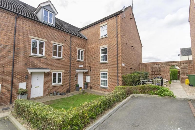 This "stunning", two-bedroom, first-floor apartment, with a "fantastic open-plan kitchen/living/dining room" is on the market for £159,950 with Wilkins Vardy.