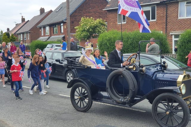Lindsey Rodgers submitted this photo of Inkersall parade. She said: "My Nanna is Queen for the day"