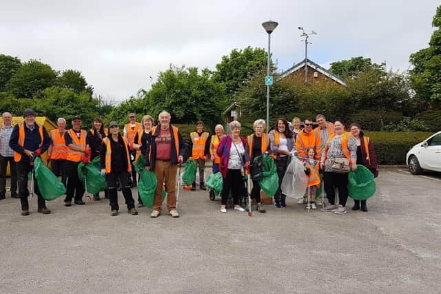 Tracey, who started Chesterfield Litter Picking Group two years ago, has been involved in litter picking every week since then.