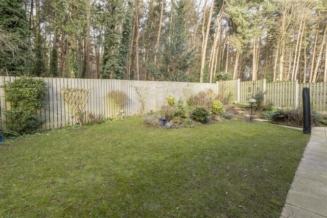 Plenty of space for children to run around in the fully enclosed rear garden.