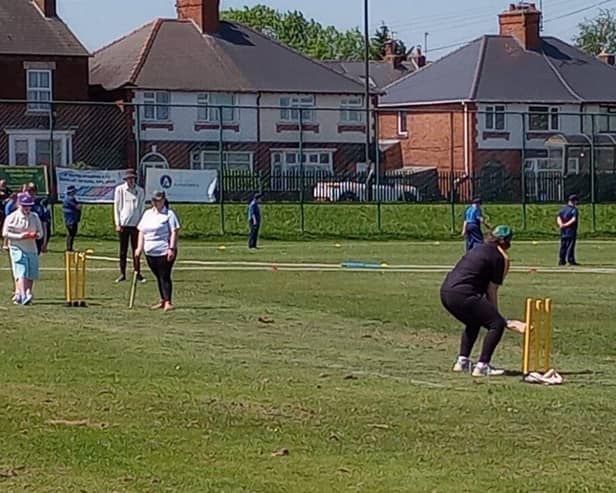 disability cricket festival at Butterley