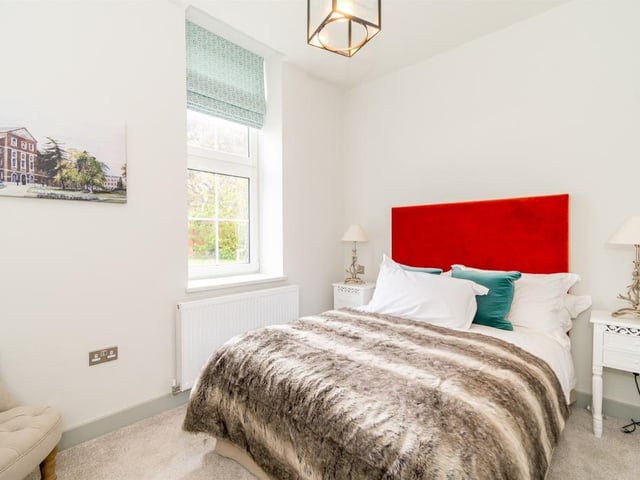 Inside a two bedroom penthouse style apartment in Royal Haslar, Gosport, in 2021. It is on sale for £510,000. Picture: Fox and Sons