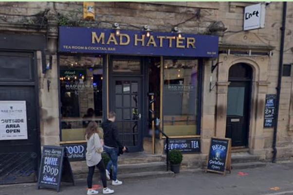 Mad Hatter, 34, Crown Square, Matlock, DE4 3AT. Rating: 4.3/5 (based on 606 Google Reviews).