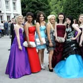 Pupils of Parkside School, Chesterfield, pictured at their Prom Night at the New Bath Hotel in Matlock Bath in 2012