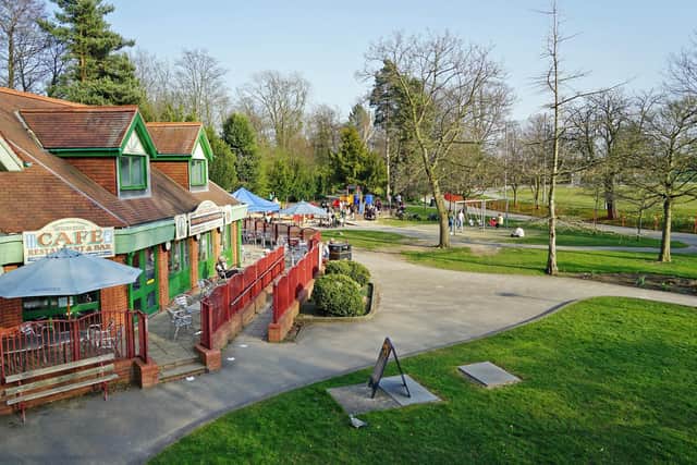 Queen's Park in Chesterfield.