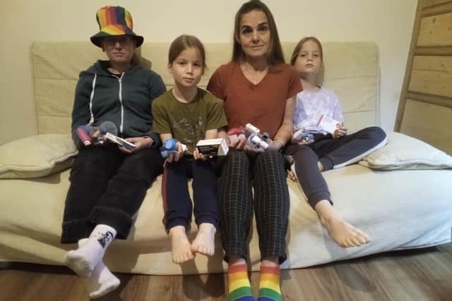 Michelle knows just how dangerous this mixture of triggers can be. She was struck by a serious asthma attack on Bonfire Night in 2019 and is still living with its effects today. Her three children – Beth, 21, and twins Jake and Isaac, ten – also have asthma