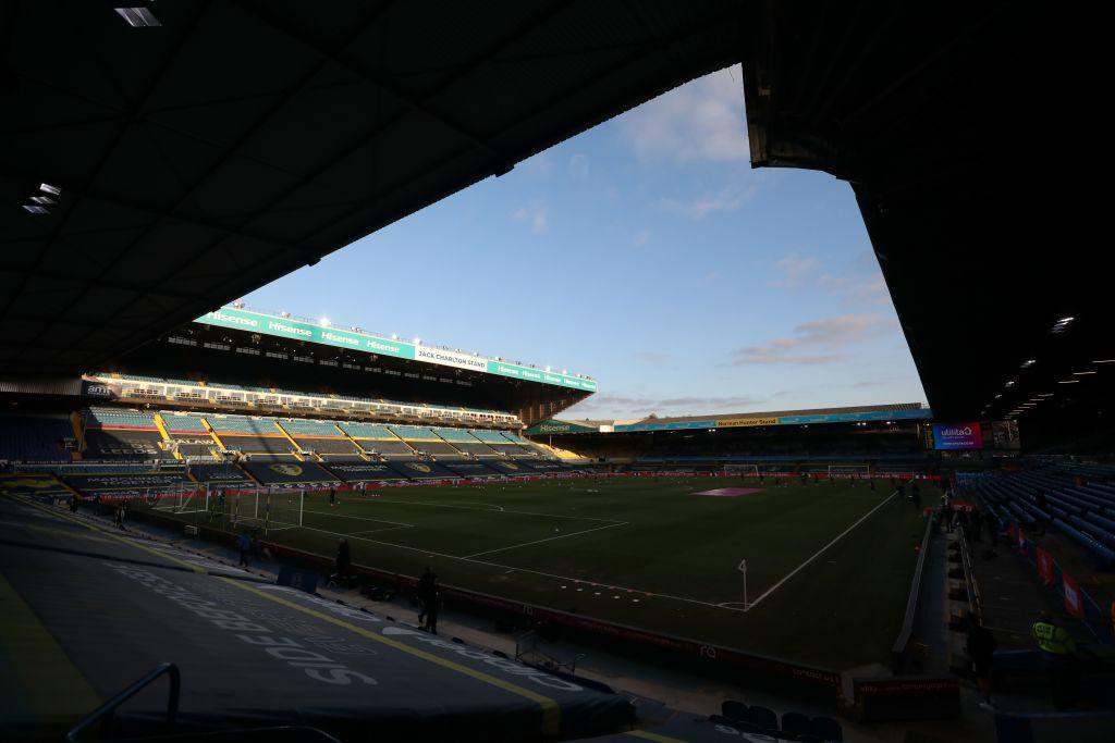 Elland Road.  (Photo by NAOMI BAKER/POOL/AFP via Getty Images)