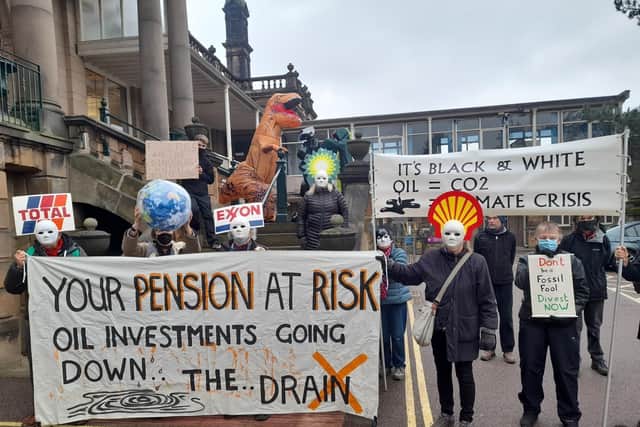 Derbyshire Pensions Action Group Is Campaigning To Stop Derbyshire County Council\'S Derbyshire Pension Fund From Investing In Fossil Fuels, Courtesy Of The Dpag
