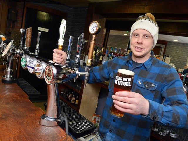 The Peaky Blinders themed micro pub cam recommended by readers. It was given 4.6 out of five by 91 Google reviews.