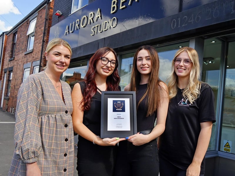 Aurora Beauty Studio was crowned the best new business in Derbyshire at the England’s Business Awards earlier this year.
