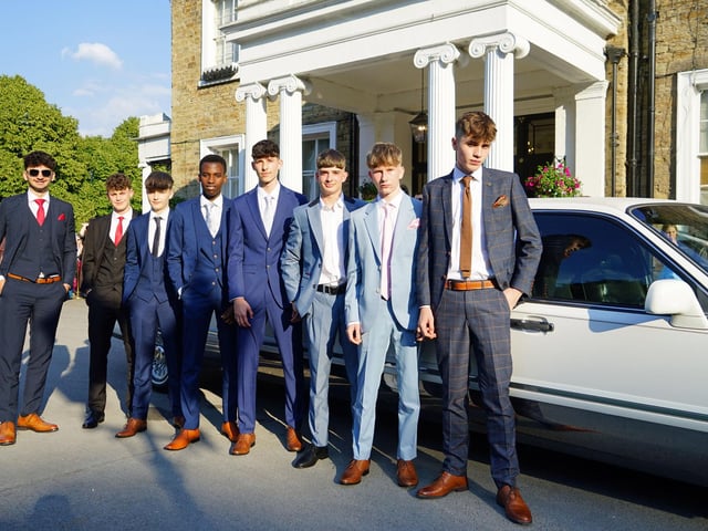 Sharp dressed young men arrive at Ringwood Hall.