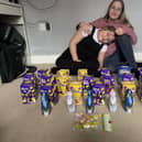 Erin Stubbs, 8, and Sage Stubbs, 12, from Chesterfield, have been organising collections over the last four months to support children in need after they heard about the cost of living crisis on the news just before Christmas.