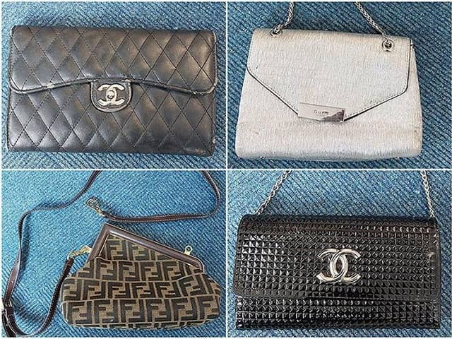 These are the handbags that may have been stolen.