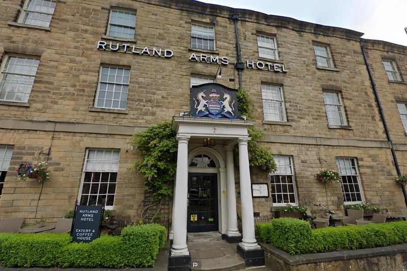 The Rutland Arms, Bakewell, presents itself as a captivating hotel nestled within the picturesque setting of The Peak District. Boasting a restaurant, bar, and versatile meeting and function spaces, it offers a comprehensive experience for its guests.Featuring 32 individually designed bedrooms, each with its unique charm, The Rutland Arms promises a stay characterised by comfort and luxury. Furthermore, the hotel extends a warm welcome to guests travelling with canine companions, making it an ideal retreat for visitors seeking relaxation in Bakewell.