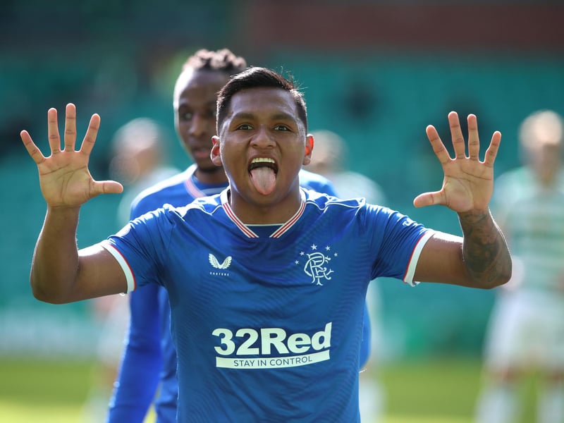 Link-up play was spot on and finally got his Old Firm goal by nodding in at the back-post to equalise and tee up his 55th league goal in Rangers' season of 55th title.