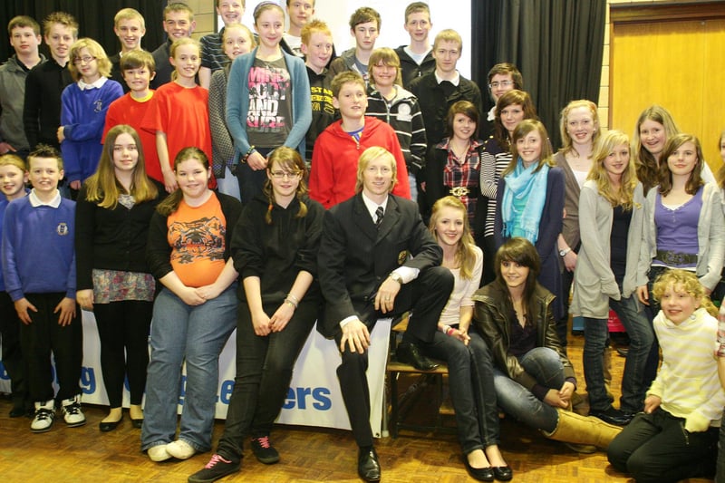 Olympic gymnast Craig Heap was the guest of honour at the annual Highfields School sports awards evening in Matlock.