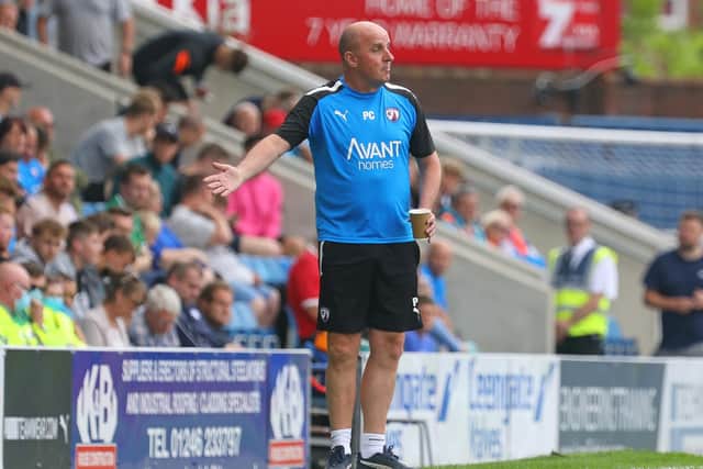 Spireites boss Paul Cook. Picture: Tina Jenner.