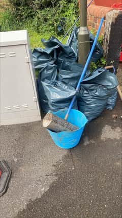 Bags full of wet wipes removed from Brampton sewer.