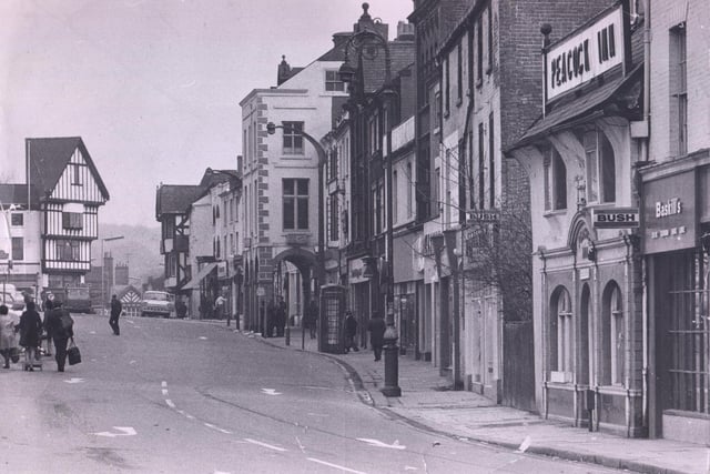 A view across Low Pavement, Chesterfield