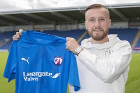 George Cooper signs for Spireites. Picture: Tina Jenner.
