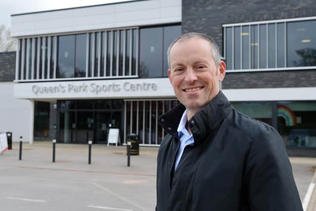 Chris Wright, operations manager at Queen's Park Sports Centre, Chesterfield.
