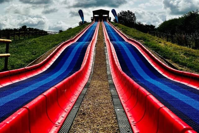 The Uk's longest Mega Slide opens in time for summer. Photo: The National Forest Adventure Farm