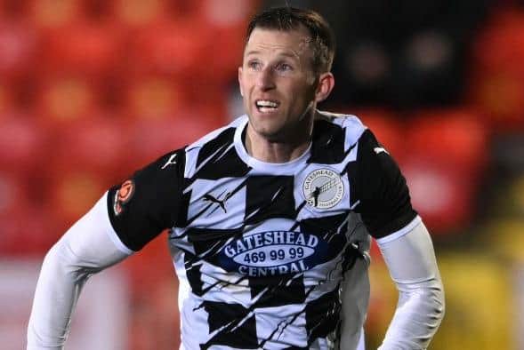 Mike Williamson played for Gateshead before becoming their manager. (Photo by Stu Forster/Getty Images)