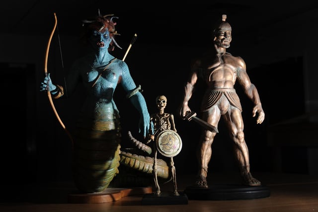 Thomas Tit posted: "When Ray Harryhausen came and showed all the figures from Jason and the Argonauts and other movies he did special effects for."