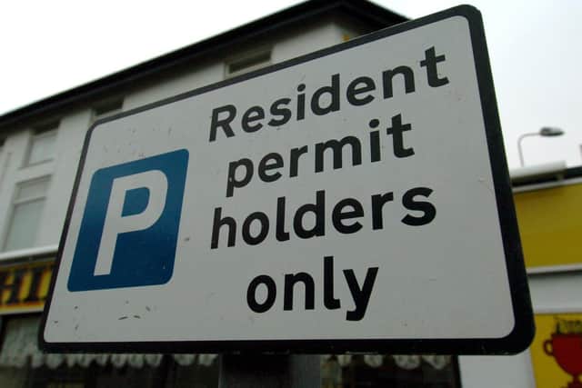 A petition called for the introduction of residents-only parking on a number of streets