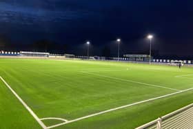 The new 3G pitch at Staveley.