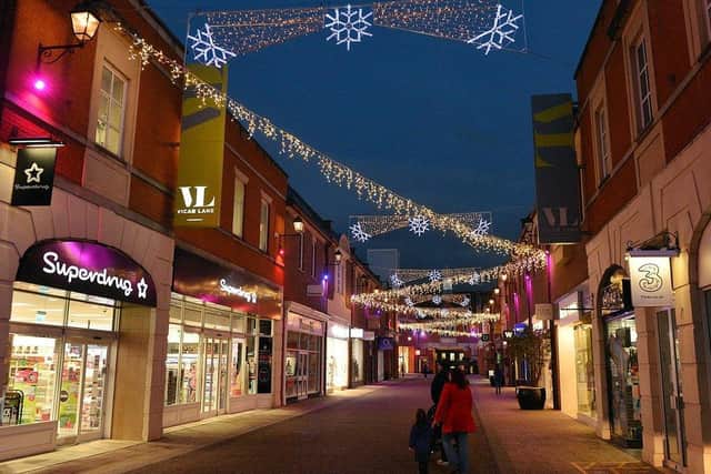 While there wasn't a Christmas lights switch-on event in Chesterfield last year, the town was still lit up over the festive season.