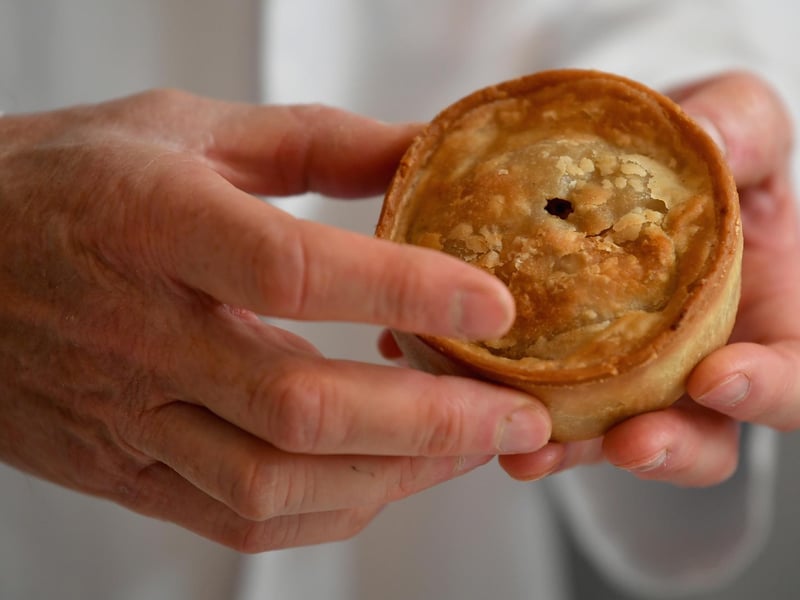 The classic Scotch pie had no lack of support - including from Lee Lockhart-Mure.