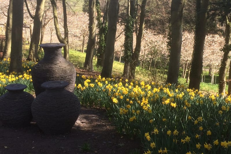 Pot sculptures at The Alnwick Garden. Picture: Jean Sawyer