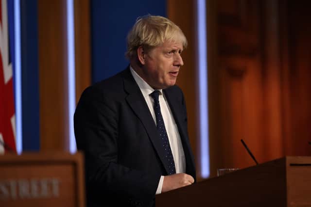 Prime Minister Boris Johnson is set to hold another coronavirus briefing for the public today.  (Photo by Dan Kitwood-WPA Pool/Getty Images)
