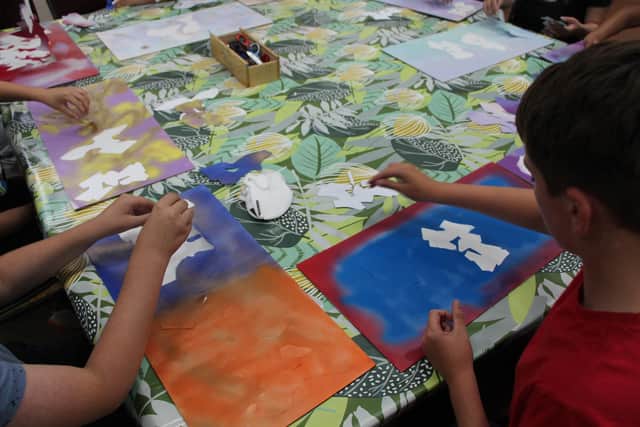 Schoolchildren are participating in workshops during the 18-month Creative Connections project.