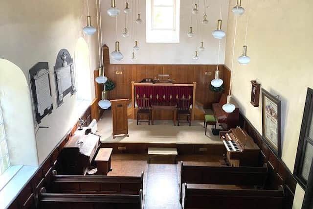 Grade II listed historic Lea Chapel in Derbyshire  sold for more than double the asking price when it went under the hammer