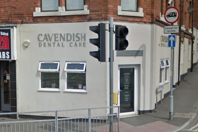 Cavendish Dental Care, 57 West Bars, Chesterfield, Derbyshire, S40 1BA. NHS Rating: 3/5